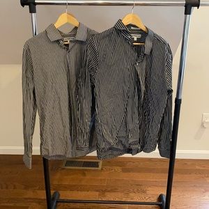 Lot of 2 Express Extra Slim Fit Dress Shirts
